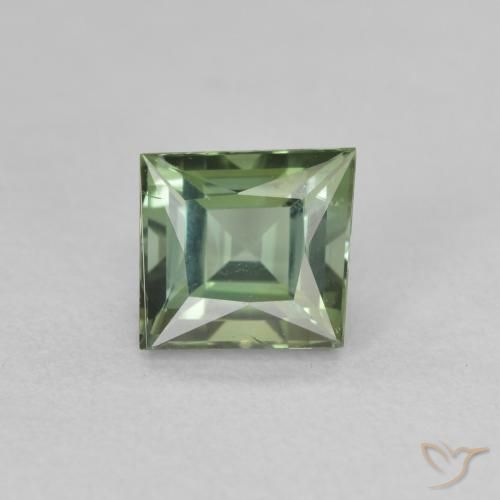 1.58ct Natural Pale Earth Green Tourmaline, Fancy, VVS