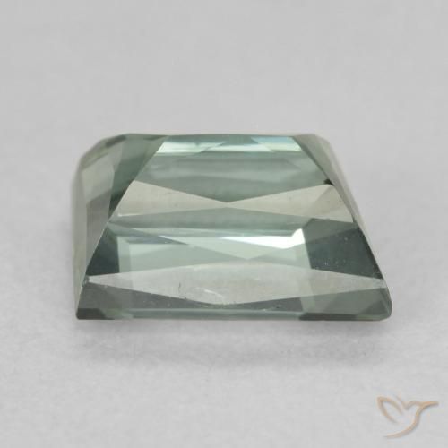 Tourmaline Gemstone in 7.8 x 5.7 mm Size for Sale, Tourmaline Stone in Medium Green-Grey Color