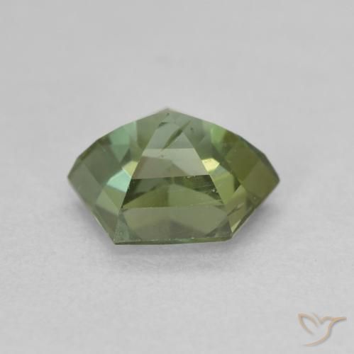 Tourmaline Gemstone in 9 x 5.1 mm Size for Sale, Tourmaline Stone in Medium Green Color