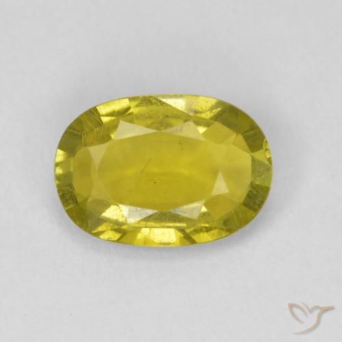 2.06 ct Yellow Tourmaline Gemstone, Tourmaline Gem in Cushion-Cut Shape for Sale.