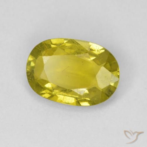 2.06 ct Yellow Tourmaline Stone, Natural Tourmaline in Cushion-Cut Shape for Sale