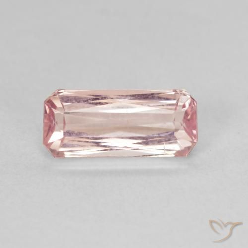 1.88ct Natural Medium Pink Tourmaline, Emerald Cut, VVS-VS
