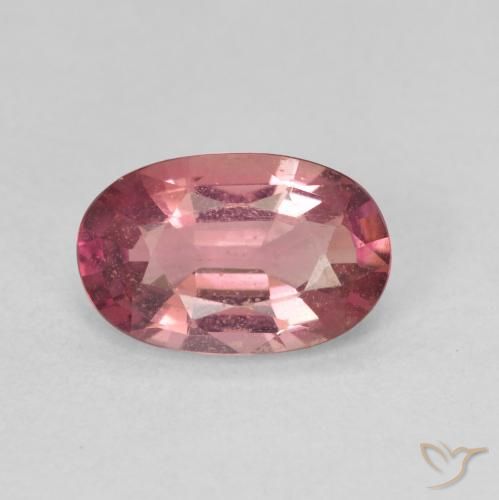 1.48ct Natural Intense Pink Tourmaline, Oval, VVS-VS