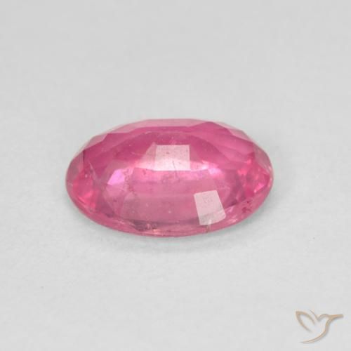 Tourmaline Gemstone in 9 x 6.6 mm Size for Sale, Tourmaline Stone in Hot Pink Color
