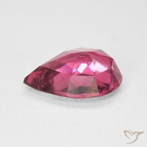 Tourmaline Gemstone in 11.7 x 9.4 mm Size for Sale, Tourmaline Stone in Dark Pink Color