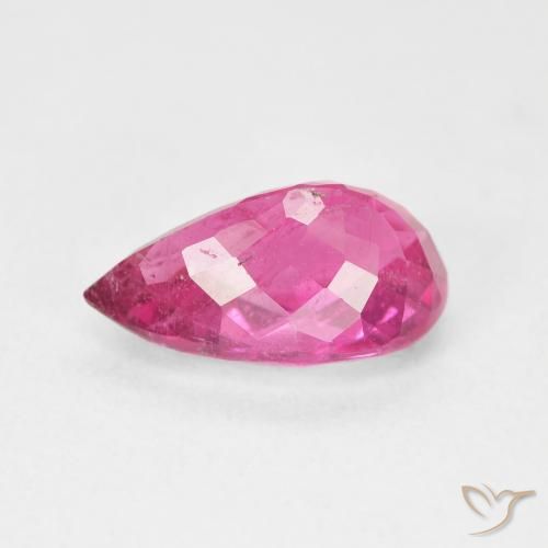 Tourmaline Gemstone in 11.4 x 7.1 mm Size for Sale, Tourmaline Stone in Hot Pink Color