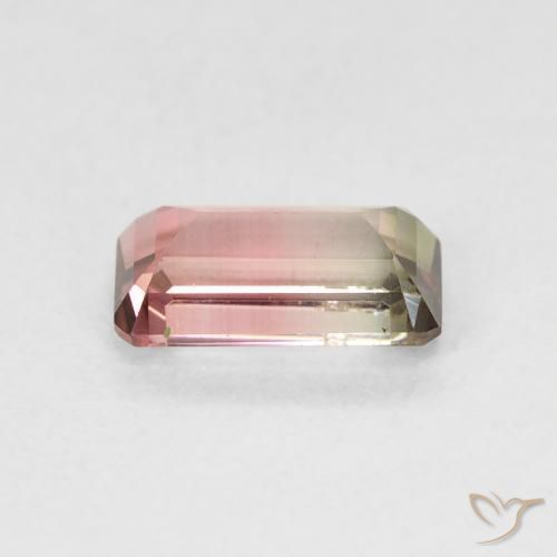 Tourmaline Gemstone in 8.7 x 4.8 mm Size for Sale, Tourmaline Stone in Bi-color Color