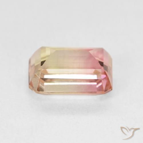 Tourmaline Gemstone in 8.7 x 6.6 mm Size for Sale, Tourmaline Stone in Bi-color Color