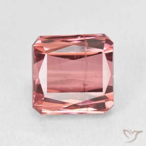 2.78ct Natural Deep Pink Tourmaline, Emerald Cut, SI
