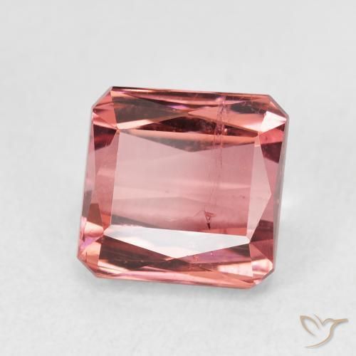2.78 ct Pink Tourmaline Stone, Natural Tourmaline in Octagon / Scissor Cut Shape for Sale