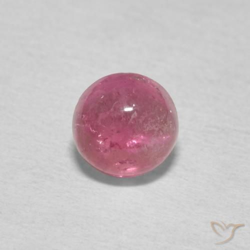 0.75ct Natural Light Pink Tourmaline, Round, Transparent