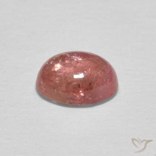 Tourmaline Gemstone in 6.5 x 4.9 mm Size for Sale, Tourmaline Stone in Medium Pink Color