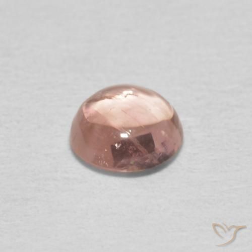 Tourmaline Gemstone in 5 mm (calibrated) Size for Sale, Tourmaline Stone in Salmon Pink Color