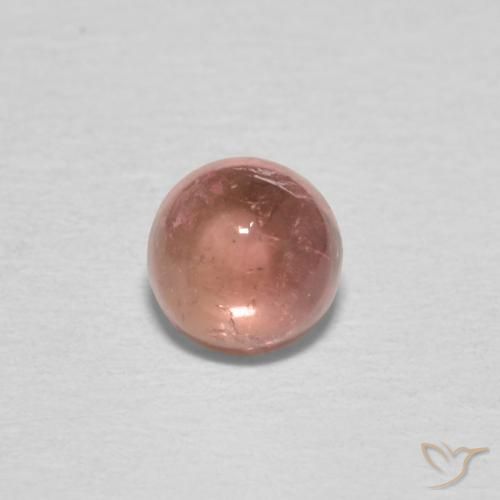 0.54ct Natural Medium Pink Tourmaline, Round, Transparent