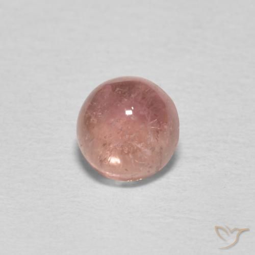 0.64ct Natural Medium Pink Tourmaline, Round, Transparent