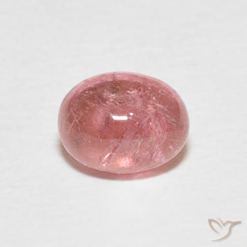 0.85ct Natural Light Hot Pink Tourmaline, Oval, Transparent