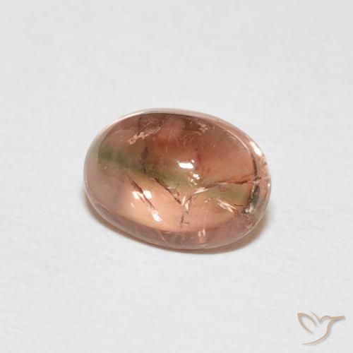 1.41 ct Pink Tourmaline Stone, Natural Tourmaline in Oval Cabochon Shape for Sale