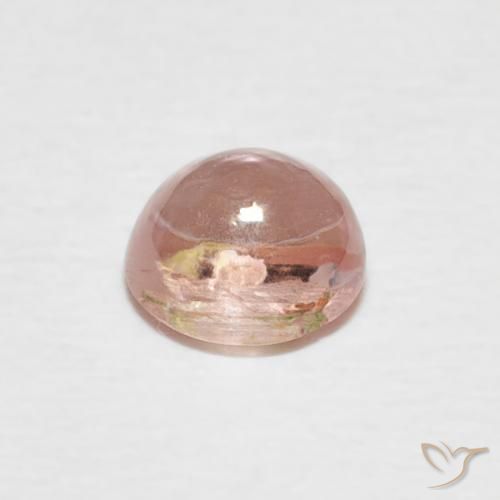 Tourmaline Gemstone in 5 mm (calibrated) Size for Sale, Tourmaline Stone in Earthy Pink Color