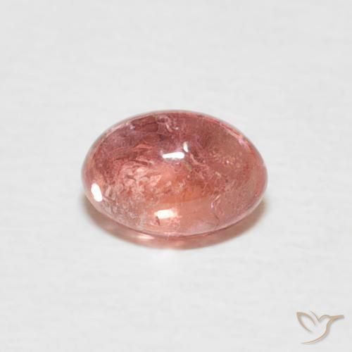 0.62ct Natural Indian Red Tourmaline, Oval, Transparent