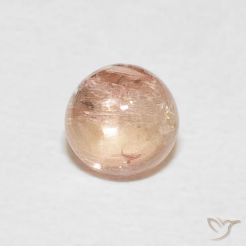 0.59ct Natural Medium Pink Tourmaline, Round, Transparent, Photo A
