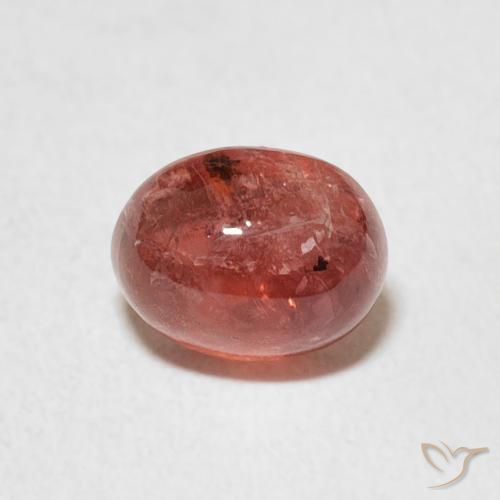 1.36ct Natural Medium Red Tourmaline, Oval, Transparent
