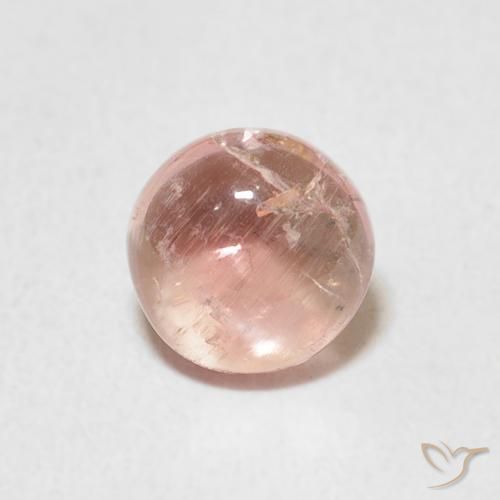 1.05ct Natural Flamingo Pink Tourmaline, Round, Transparent