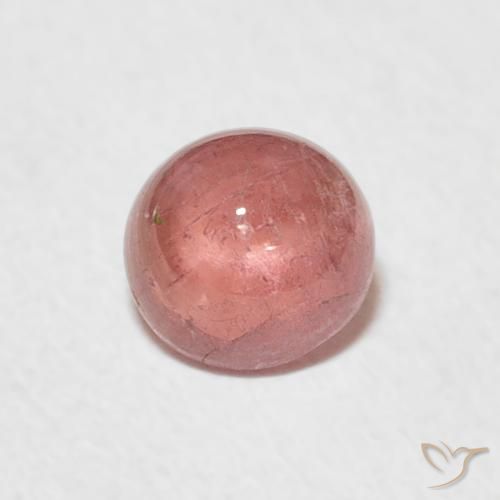 0.72ct Natural Medium Pink Tourmaline, Round, Transparent