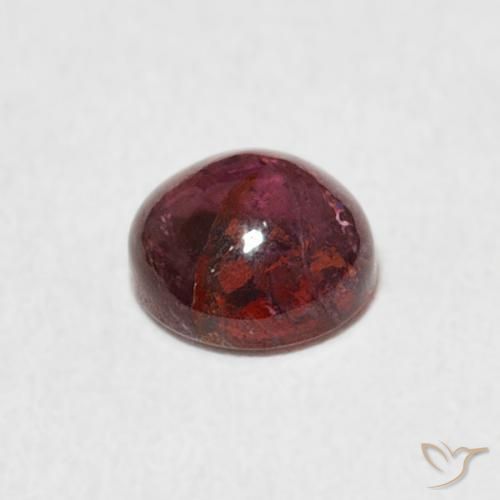 Tourmaline Gemstone in 5.3 mm Size for Sale, Tourmaline Stone in Deep Wine Red Color