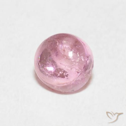 0.37ct Natural Light Pink Tourmaline, Round, Transparent