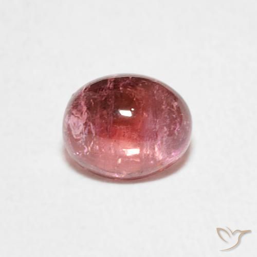 0.73ct Natural Fruit Punch Red Tourmaline, Oval, Transparent