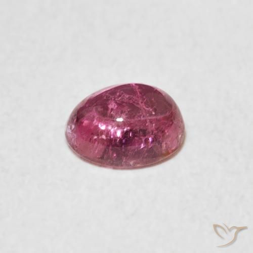 Tourmaline Gemstone in 6.1 x 4.9 mm Size for Sale, Tourmaline Stone in Orange Pink Color