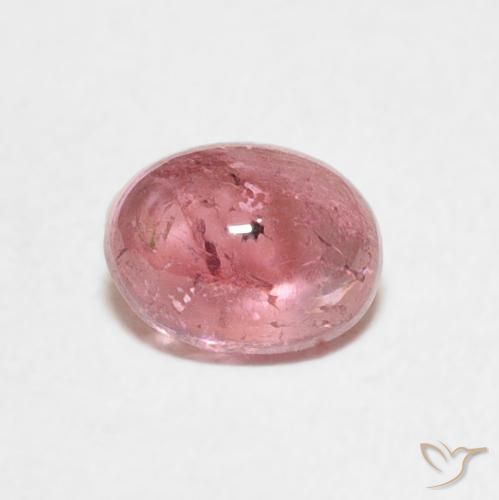 0.80ct Natural Bubblegum Pink Tourmaline, Oval, Transparent