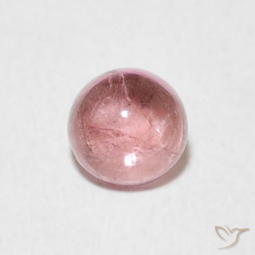 0.56ct Natural Light Pink Tourmaline, Round, Transparent