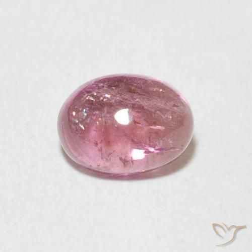 0.72ct Natural Medium Pink Tourmaline, Oval, Transparent