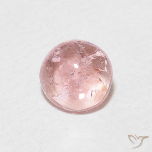 0.48ct Natural Medium Pink Tourmaline, Round, Transparent