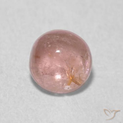 0.51ct Natural Medium Pink Tourmaline, Round, Transparent