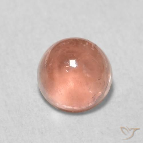 0.65ct Natural Medium Pink Tourmaline, Round, Transparent