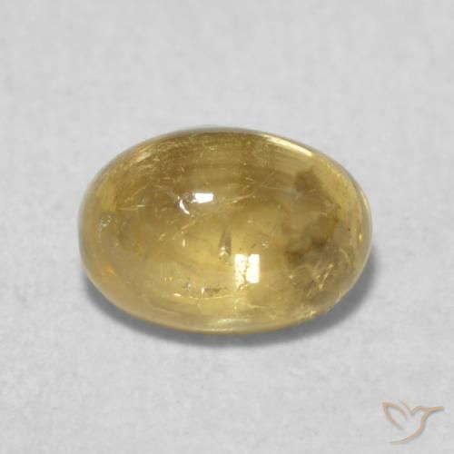 0.72ct Natural Tuscany Yellow Tourmaline, Oval, Transparent