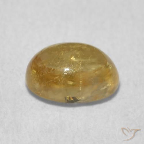 Tourmaline Gemstone in 6.1 x 4.3 mm Size for Sale, Tourmaline Stone in Tuscany Yellow Color