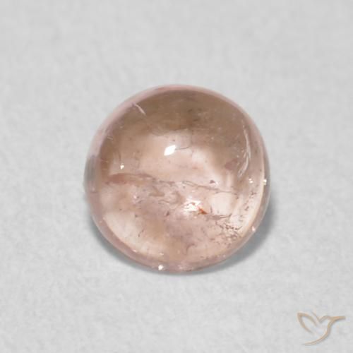 0.49ct Natural Very Light Pink Tourmaline, Round, Transparent