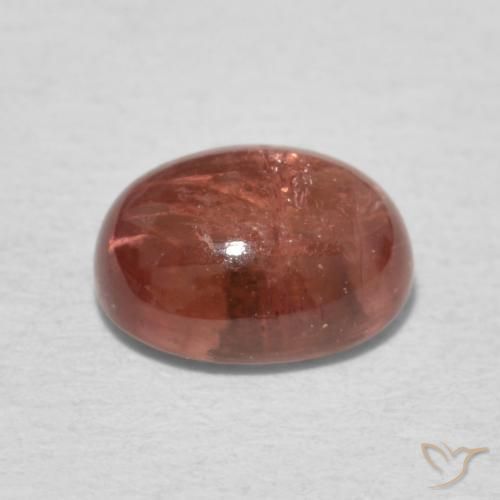Tourmaline Gemstone in 7.4 x 5.8 mm Size for Sale, Tourmaline Stone in Orange Pink Color