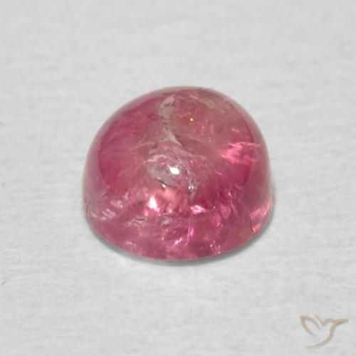 Tourmaline Gemstone in 5 mm (calibrated) Size for Sale, Tourmaline Stone in Hot Pink Tone Color