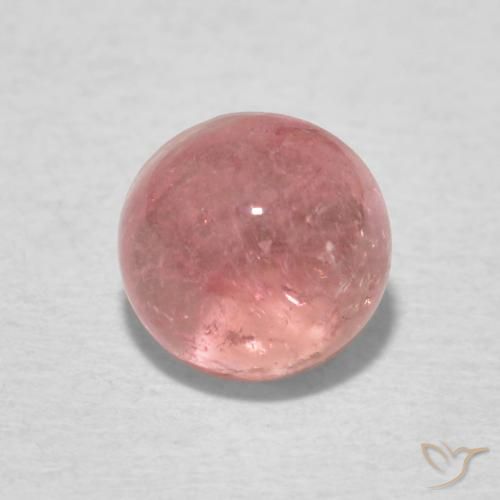1.23ct Natural Pink Tone Tourmaline, Round, Transparent
