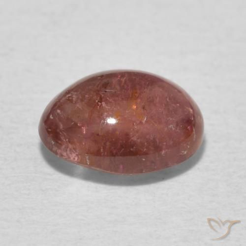 Tourmaline Gemstone in 8 x 6 mm (calibrated) Size for Sale, Tourmaline Stone in Rosewood Pink Color