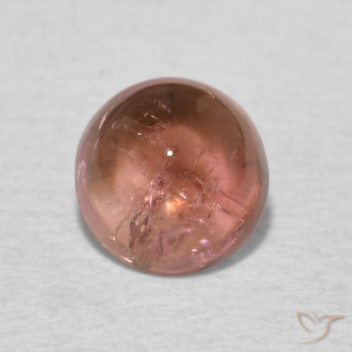 0.65ct Natural Raspberry Pink Tourmaline, Round, Transparent