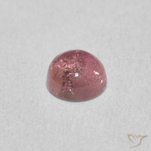 Tourmaline Gemstone in 5 mm (calibrated) Size for Sale, Tourmaline Stone in Light Candy Apple Red Color