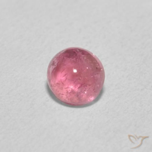 0.55ct Natural Light Pink Tourmaline, Round, Transparent