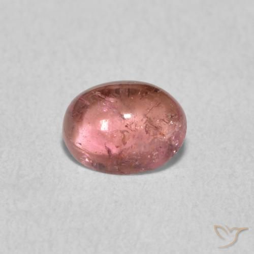 0.77ct Natural Deep Pink Tourmaline, Oval, Transparent