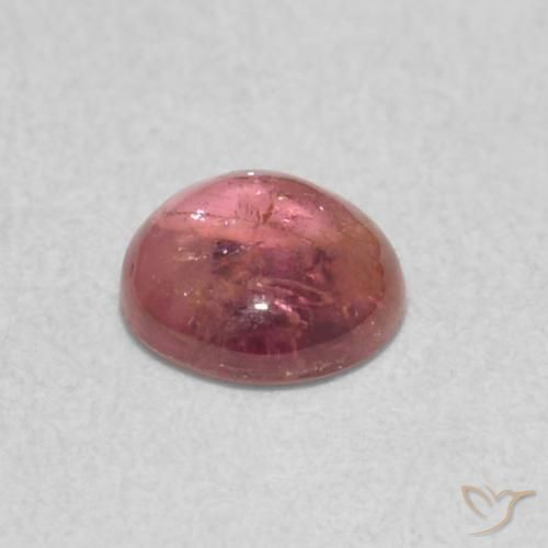 Tourmaline Gemstone in 5 mm (calibrated) Size for Sale, Tourmaline Stone in Orange Pink Color