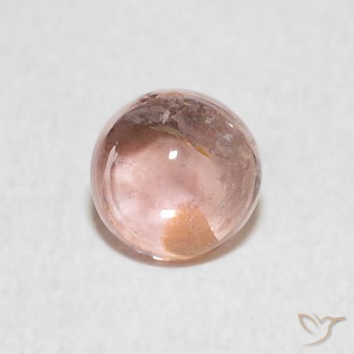 0.61ct Natural Light Pink Tourmaline, Round, Transparent